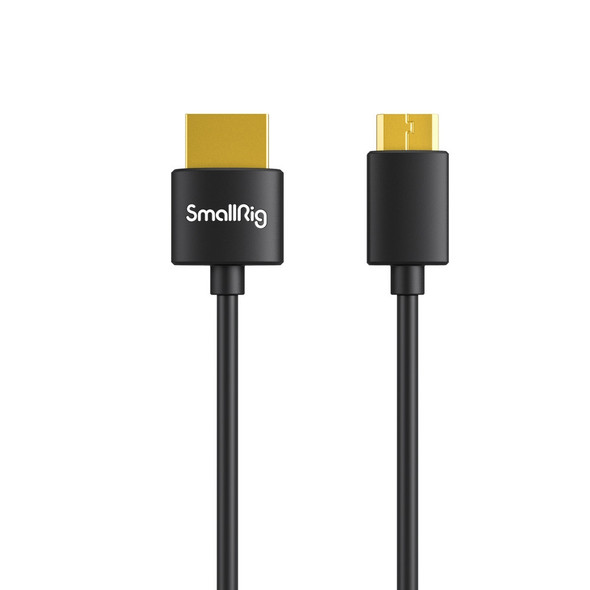 SmallRig 3040 Mini-HDMI to HDMI Ultra Slim 4K Data Cable (Mini C to A) (35cm)